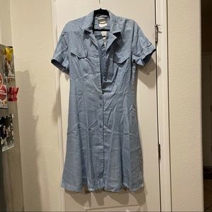 Long blue dress vintage!